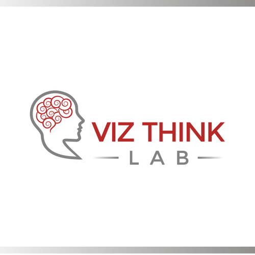 A logo on how Viz Think Lab uses visual thinking drawing skills to promote business creativity Design by tutubis