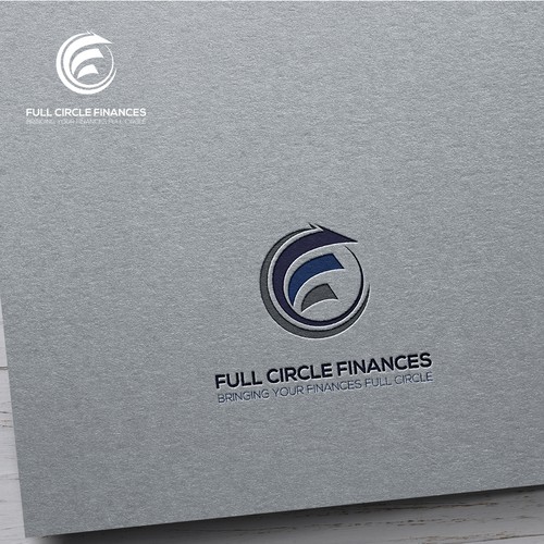 Simple but eye catching Full Circle logo for retirees Design by spArt31™