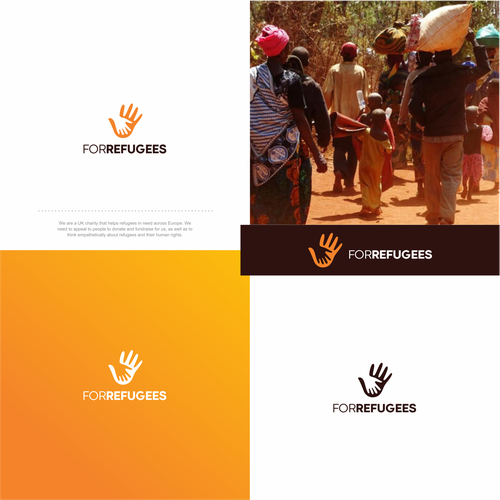 Design a modern new logo for a dynamic refugee charity Diseño de GrapplerArts