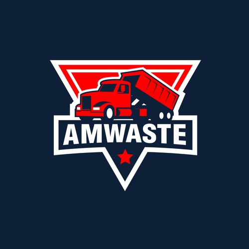 Amwaste Logo Design Design by Tumpal Utomo