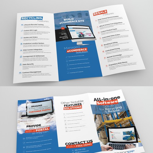 Create a feature-rich product brochure Design by Tarkus