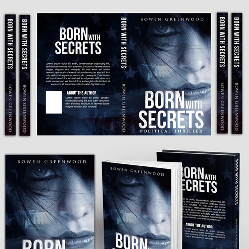 Book cover for a political thriller with Christian themes Design by sugarskullbaby ☠