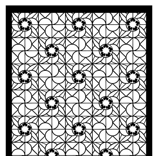 Pattern design for an interior-design element for a hotel in Bali Design by QPR