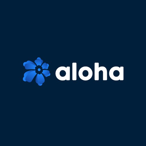 Aloha logo deisgn for an AI Software Design by spARTan