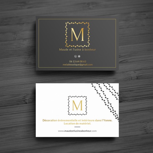 Business card contest entry by Roni_