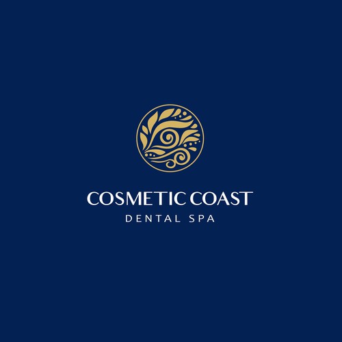 Design old money aesthetic for boutique cosmetic dental office located on the coast on NC Design by @SaihiART