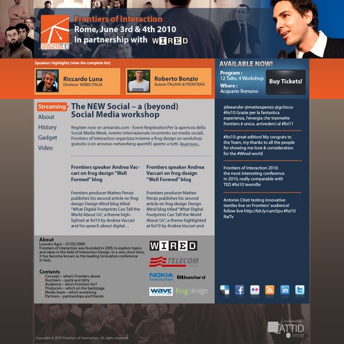 Powerful Technology Conference Website Design by bensign™