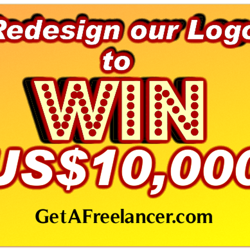 Logo / Graphic to promote US$10,000 Logo Design Competition Design by heycarl