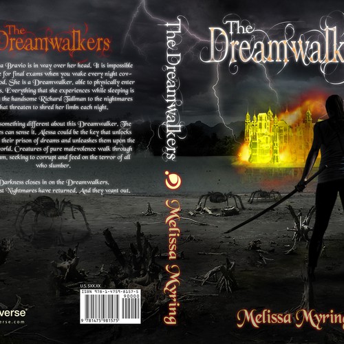 Melissa Myring needs a book cover for a fantasy novel Design by Chameleonstudio74