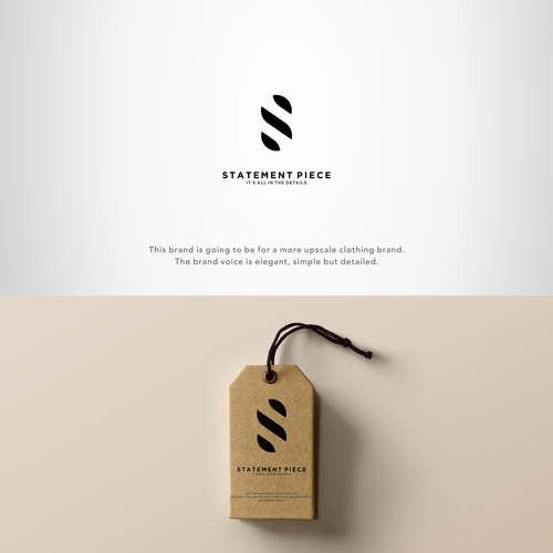 Design a logo for the clothing brand "Statement Piece". It's all in the details. Design by Vanza™