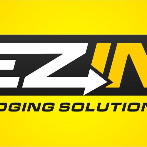 "EZ IN"  Logo ( pronounced  "Easy In") - RV parks and Lodging Solutions Design by bang alexs