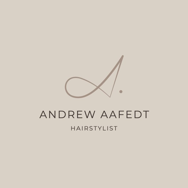Design by GinSonic titled "Andrew Aafedt Hairstylist"
