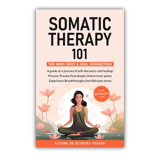 Beautiful & powerful book cover with a lotus flower design Design by 99_master