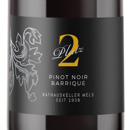 Design the label of an exclusive wine for our new inspiring wine bar Réalisé par MarsiDesign