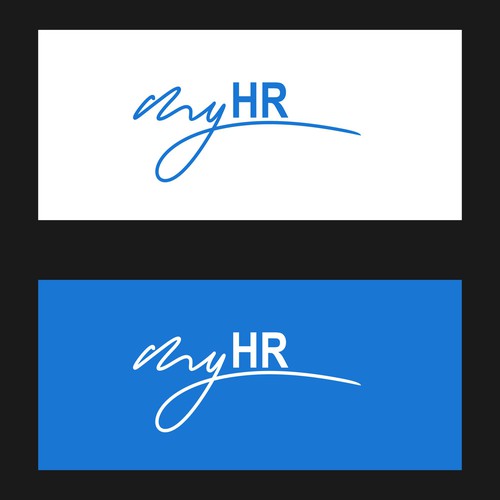 Create an awesome logo for myHR, the #1 HR Software in Luxembourg ! Design by Vhyn.dsg