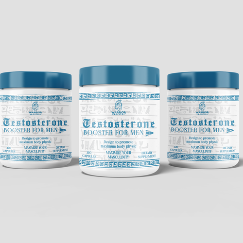 NEED a SUPERB design for men testosterone supplement Design by usharab_designs