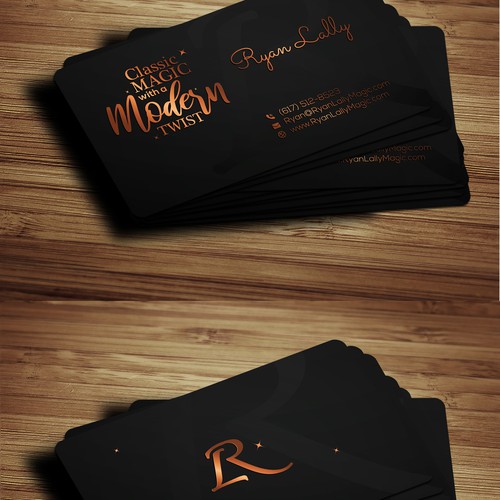 Design a magician's business card Design by (VEER)