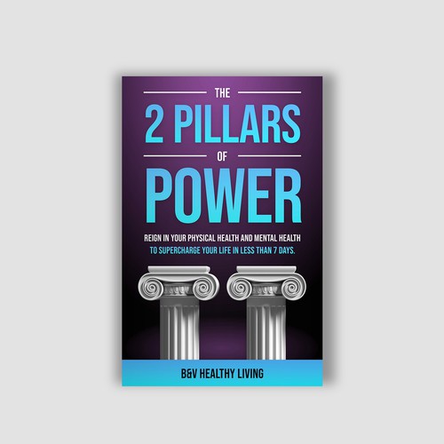 2 Pillars of Power book cover design to grab attention Design by Alem Duran