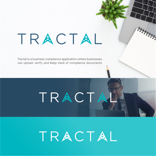 Tractal Logo and Branding Design by 7ab7ab ❤