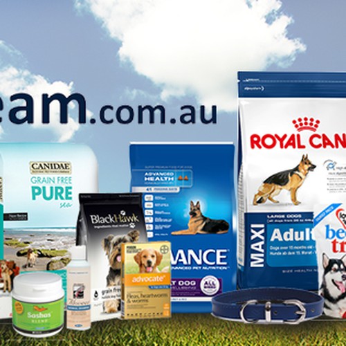 EASY facebook cover photo for an ONLINE PET STORE. Design by Grafikkstudio