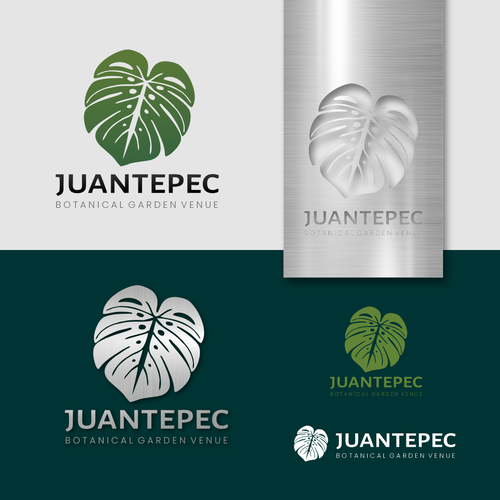 Botanical garden & Venue Logo creation (we would like to use the leaf as a cut out on a steel plaque (with holes in the  Design by Ityanjaoehar®