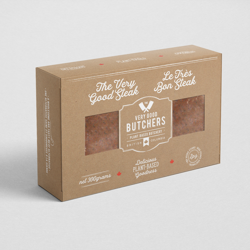 Design Packaging for a Plant-Based Butcher Design by zneliana