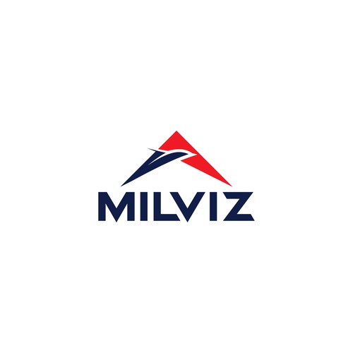 MILVIZ Logo - Producer of Military Flight Simulation Design by plyland