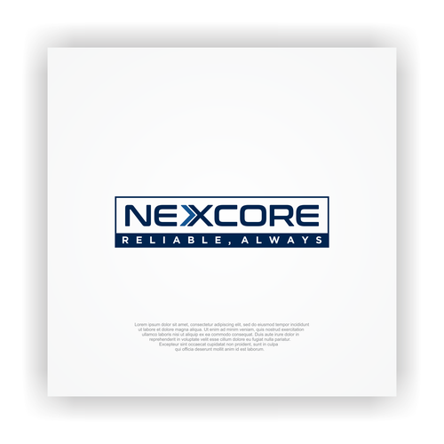 Nexcore Logo Competition Design by Kohesi design