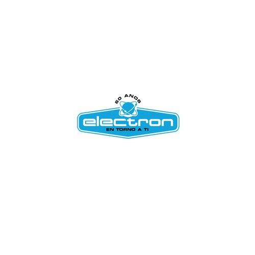 Newlogo designwith the electron drawn as a solid logo-ontwerp door Hamlet/simba14