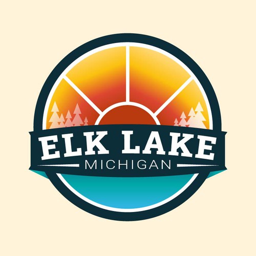 Design a logo for our local elk lake for our retail store in michigan Réalisé par L.A_Rivera