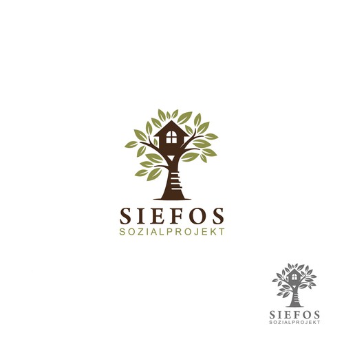 Logo and Design for Homeless Shelter SIEFOS Berlin Design by Xisco™