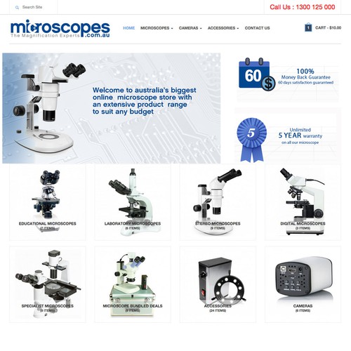 Microscopes.com.au -------------------------------------------- Banner Redesign Design by MargretSofia