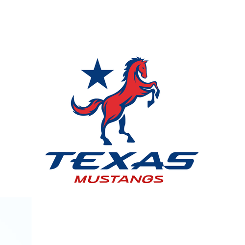 Diseño de Texas Mustangs de rulasic