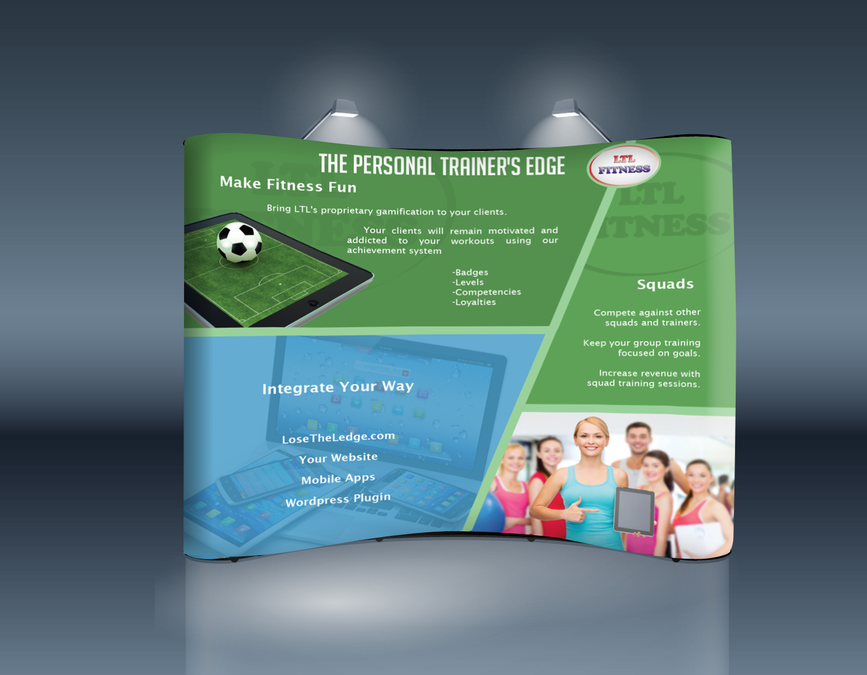 Trade Show Booth for Fitness Technology Company Other business or