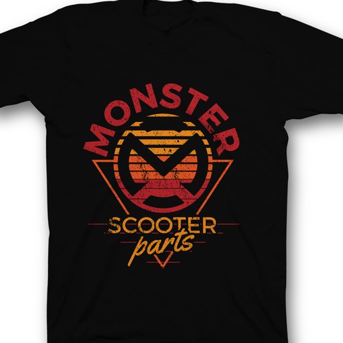 Creative shirt design needed for Monster Scooter Parts Design by saka.aleksandar