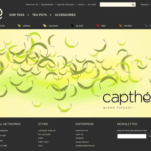 Proposta di design per un contest della categoria Design di sito web realizzata da tündérke