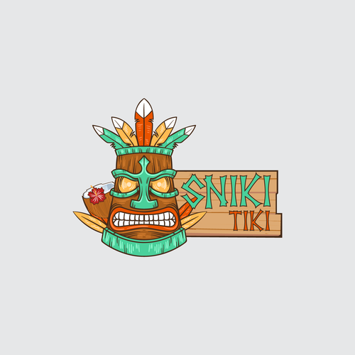 Tiki Bar Design! Design by Guava Creatives