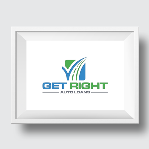 Get Right Auto Loans Logo Design by A_man slmt™
