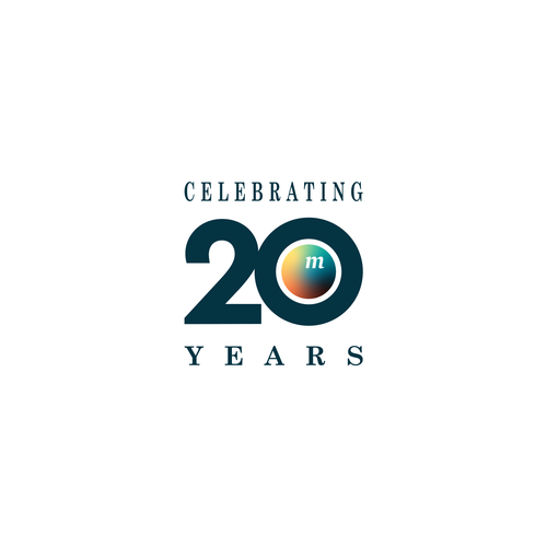 Design a 20 year company logo to celebrate this milestone. Design by Argim