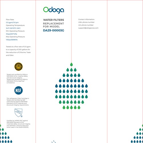 Looking for modern & luxurious redesign of water filter packaging Design by awakin