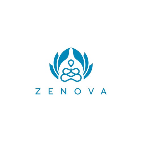 Zenova Logo: Revolutionary suite of health and wellness mobile apps Design by The Last Hero™