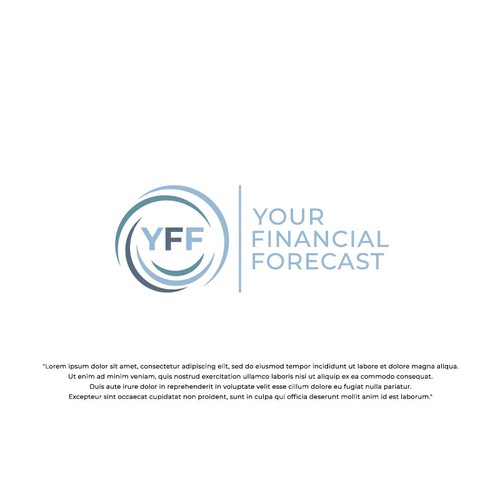 Your Financial Forecast Logo Design by F & S design.