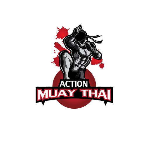 Created an outstanding Thai boxing logo for ActionMuayThai | Logo ...