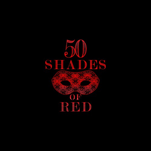 Logo for "50 Shades of Red" themed party Design by DesignBelle ☑