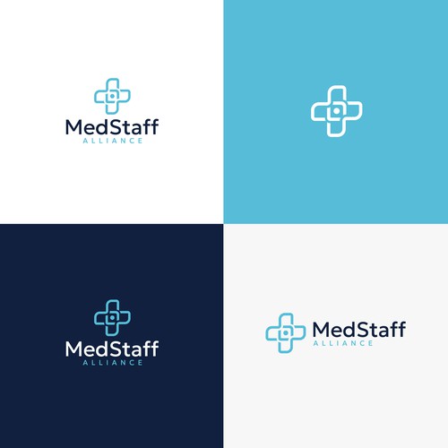 MedStaff Alliance - Logo Design by Kudrah