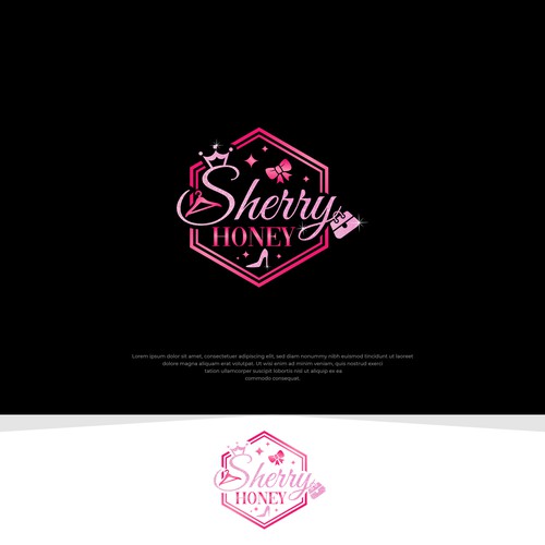 Design Sherry Honey clothing logo por MotionPixelll™