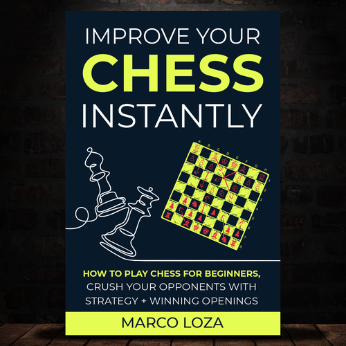 Awesome Chess Cover for Beginners Design por d.s.p.®