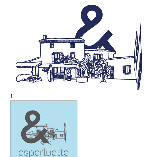 "Create a logo for a unique country house in Provence (France)" winning Logo & brand identity pack