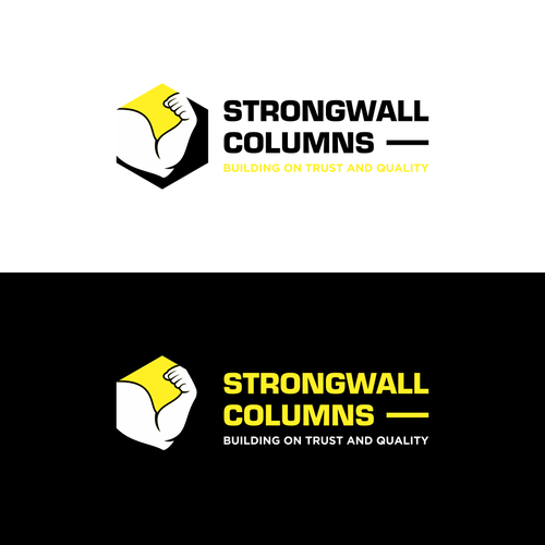 Design a strength related logo to promote strong columns Design by MK.n