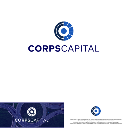 Logo for investment capital firm specializing in infrastructure and energy Design by yosiana